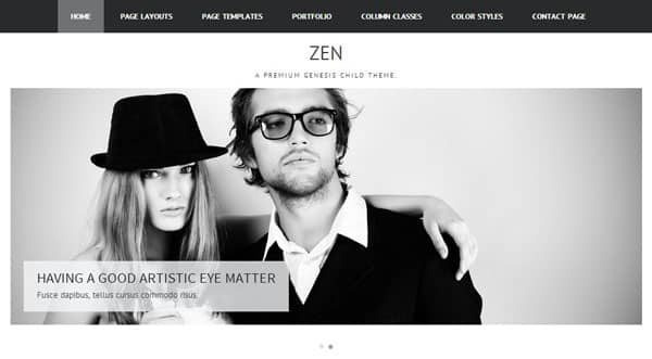Tema Zen ZigZagPress - Template WordPress