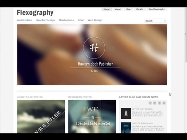 Tema Flexography - Template WordPress