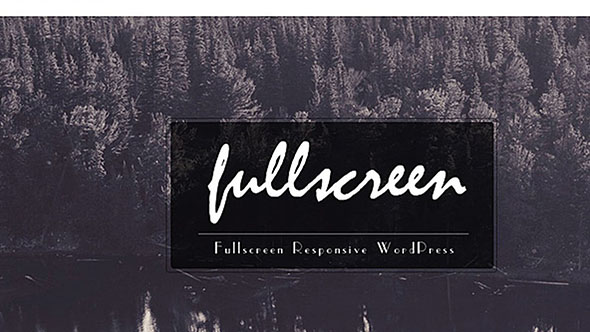 Tema FullScreen Dessign - Template WordPress