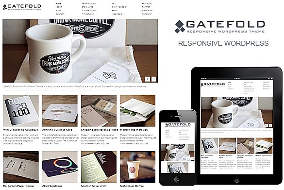 Tema GateFold - Template WordPress
