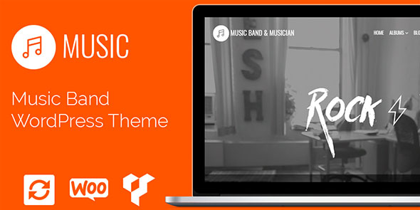 Tema Music Visualmodo - Template WordPress
