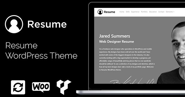 Tema Resume Visualmodo - Template WordPress