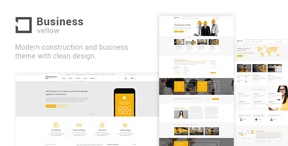 Tema Yellow Business - Template WordPress
