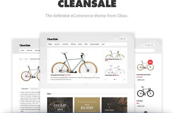 Tema CleanSale - Template WordPress