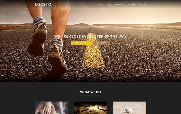 Tema Egesto - Template WordPress