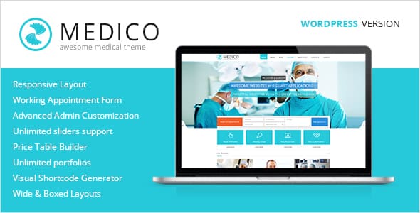 Tema Medico - Template WordPress