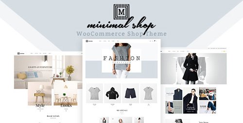 Tema Minimal Shop - Template WordPress