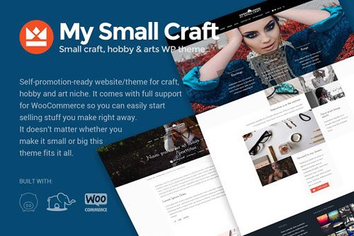 Tema My Small Craft - Template WordPress