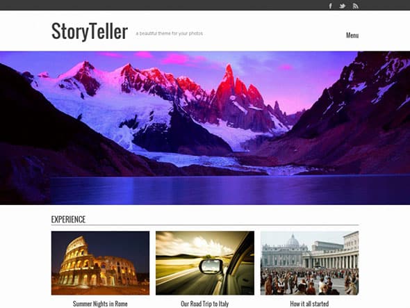 Tema StoryTeller - Template WordPress