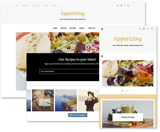 Tema Appetizing - Template WordPress