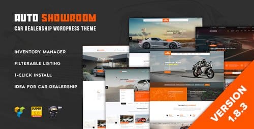 Tema Auto Showroom - Template WordPress