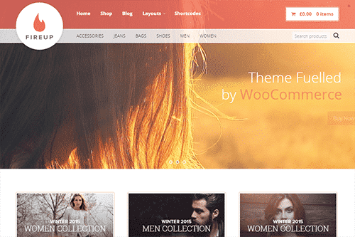 Tema FireUp - Template WordPress