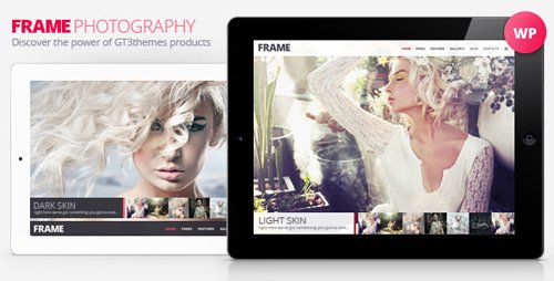 Tema Frame Photography - Template WordPress