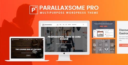 Tema ParallaxSome Pro - Template WordPress