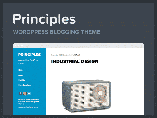 Tema Principles - Template WordPress