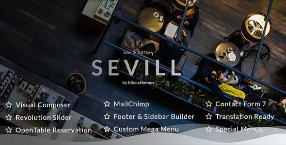 Tema Sevill - Template WordPress
