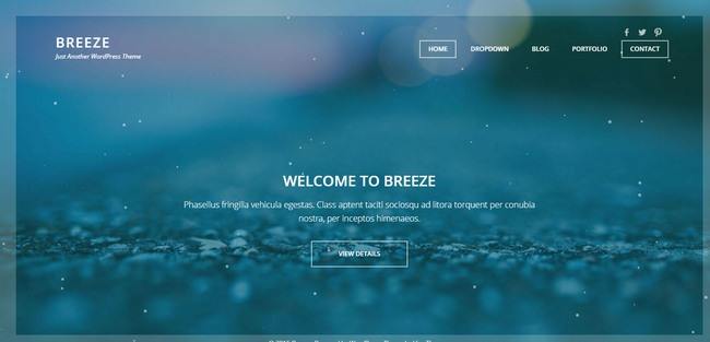 Tema Breeze VivaThemes - Template WordPress