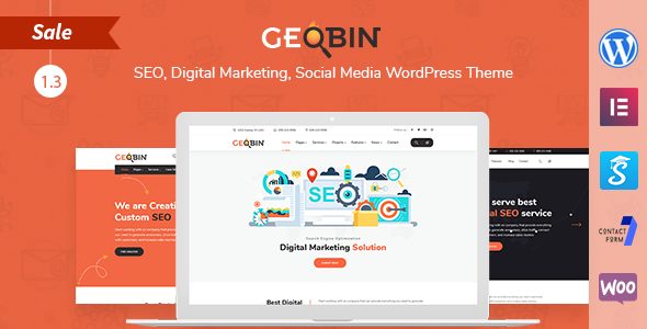 Tema GeoBin - Template WordPress