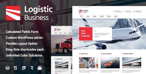 Tema Logistic Business - Template WordPress
