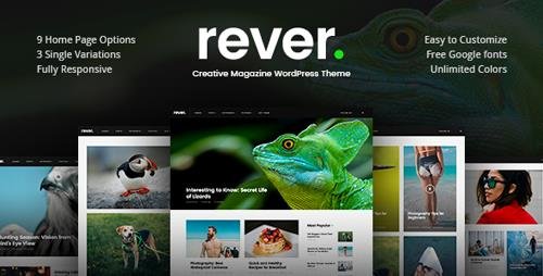 Tema Rever - Template WordPress