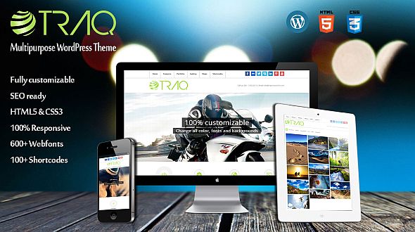 Tema Traq - Template WordPress
