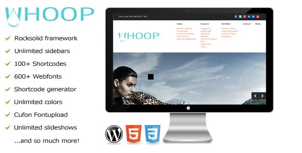 Tema Whoop 7Theme - Template WordPress