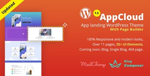 Tema AppCloud - Template WordPress