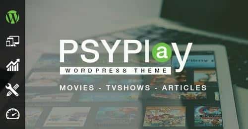 Tema PsyPlay - Template WordPress