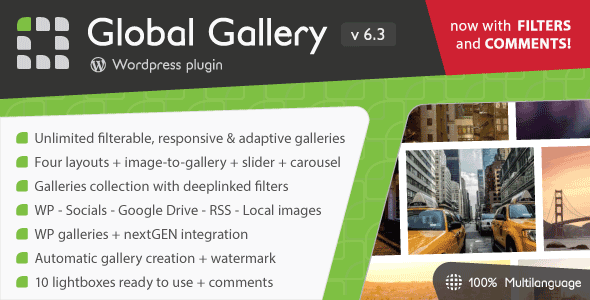 Plugin Global Gallery - WordPress
