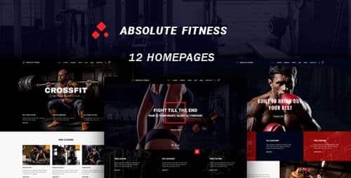 Tema Absolute Fitness - Template WordPress