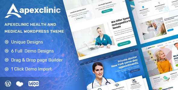Tema ApexClinic - Template WordPress