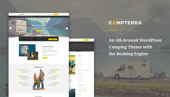 Tema Campterra - Template WordPress