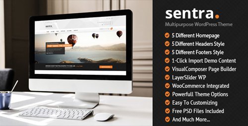 Tema Sentra - Template WordPress
