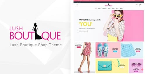 Tema Lush Boutique - Template WordPress