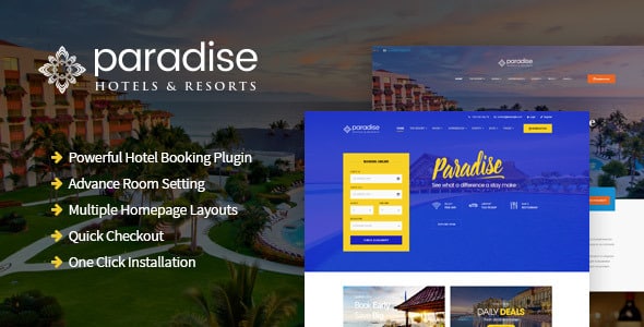 Tema Paradise - Template WordPress