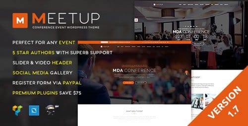 Tema Meetup - Template WordPress