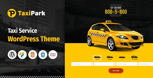 Tema Taxi Park - Template WordPress