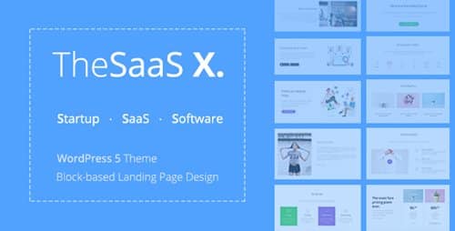 Tema TheSaas X - Template WordPress
