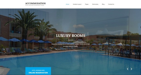 Tema Accommodation SKTThemes - Template WordPress