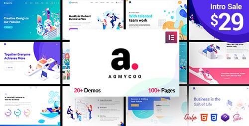 Tema Agmycoo - Template WordPress