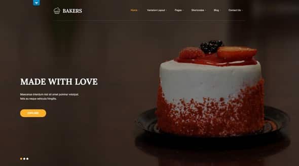 Tema Bakers - Template WordPress