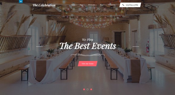 Tema Banquet Hall - Template WordPress
