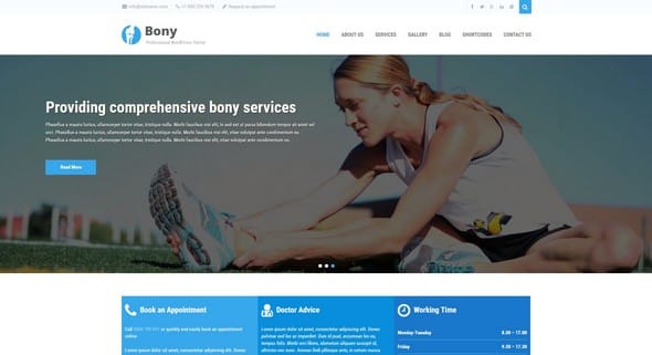 Tema Bony - Template WordPress