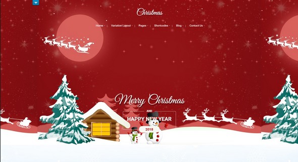 Tema Christmas - Template WordPress