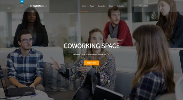 Tema Coworking - Template WordPress