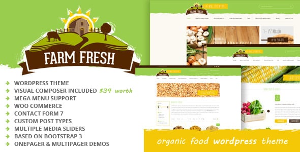 Tema Farm Fresh - Template WordPress
