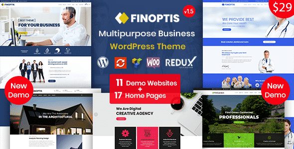 Tema Finoptis - Template WordPress