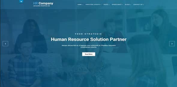Tema HR Management - Template WordPress