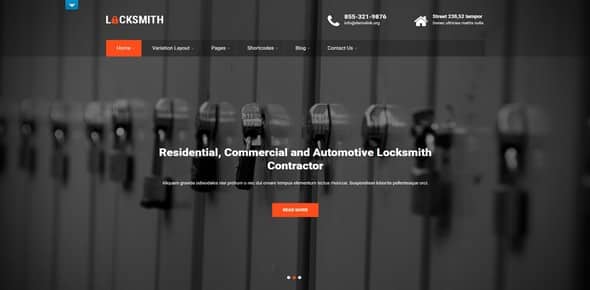 Tema Locksmith SktThemes - Template WordPress