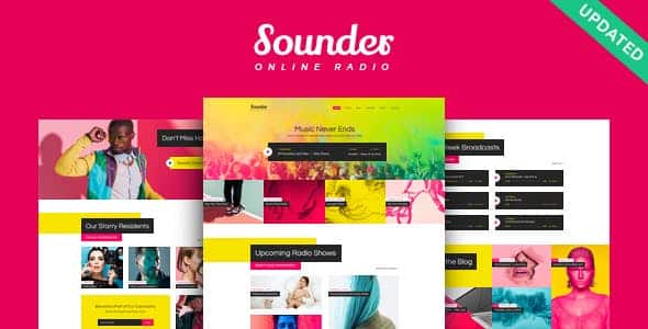 Tema Sounder - Template WordPress